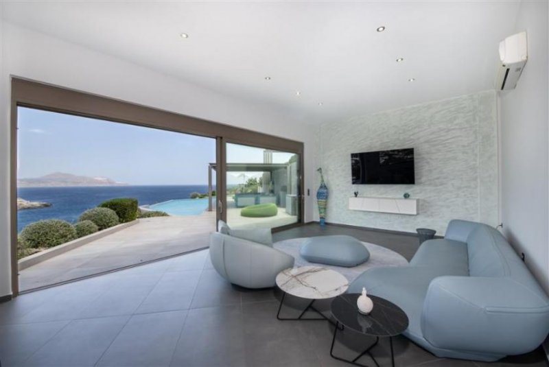 Kokkino Chorio Kreta, Kokkino Chorio: Traumvilla mit makelloser Aussicht mit einer privaten Bucht zu verkaufen Haus kaufen